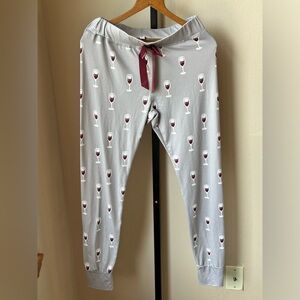 S/M pajama wine pants